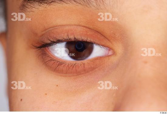 Eye Woman Black Slim Eye Textures