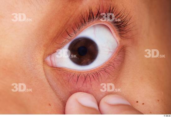 Eye Woman Black Slim Eye Textures