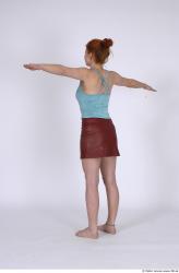 Whole Body Woman T poses Casual Average Studio photo references