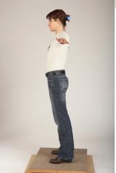 Whole Body Woman White Casual Slim