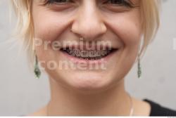 Whole Body Teeth Woman Casual Slim Street photo references