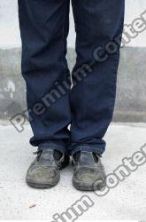 Calf Man White Casual Jeans Average