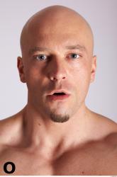Face Phonemes Man White Muscular Bald