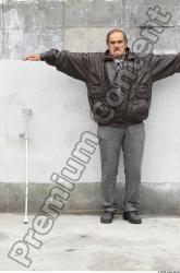 Whole Body Head Man T poses Casual Average Overweight Bearded Street photo references