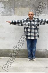 Whole Body Head Man T poses Casual Uniform Slim Chubby Street photo references