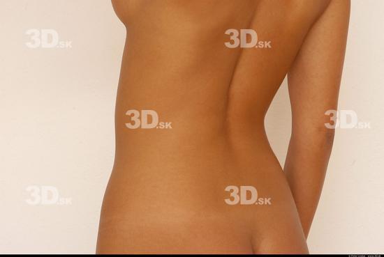 Whole Body Back Emotions Woman Nude Underwear Slim Studio photo references