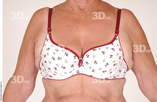 and more Chest Woman White Underwear Overweight