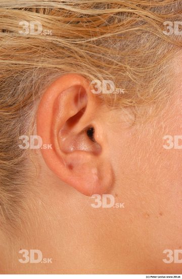 Ear Woman White Chubby