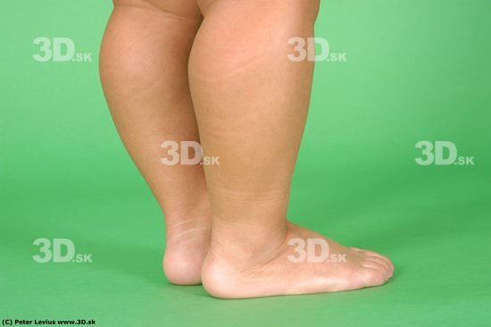 Calf Whole Body Woman Nude Average Studio photo references