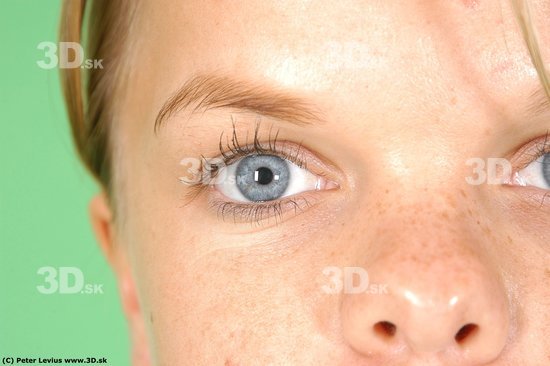 Eye Whole Body Woman Average Studio photo references