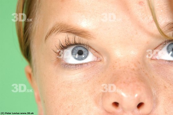 Eye Whole Body Woman Average Studio photo references