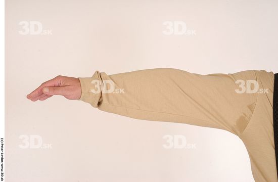 Arm Whole Body Man Hand pose Underwear Formal Overweight Studio photo references