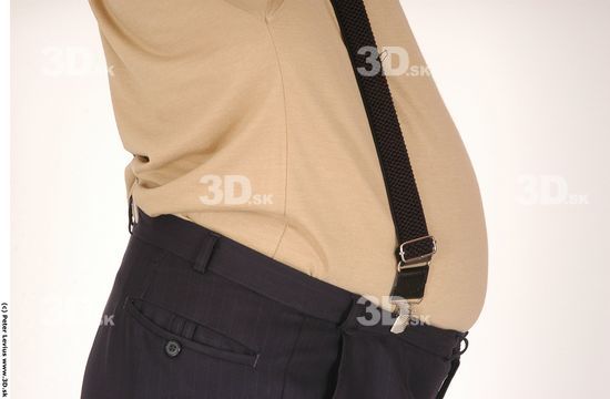 Belly Whole Body Man Hand pose Underwear Formal Overweight Studio photo references