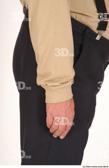 Forearm Whole Body Man Hand pose Underwear Formal Overweight Studio photo references