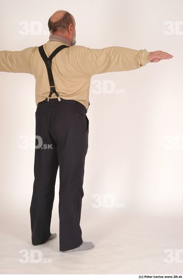 Whole Body Man Hand pose Underwear Formal Overweight Studio photo references