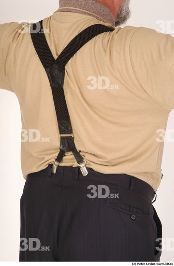 Whole Body Back Man Hand pose Underwear Formal Overweight Studio photo references
