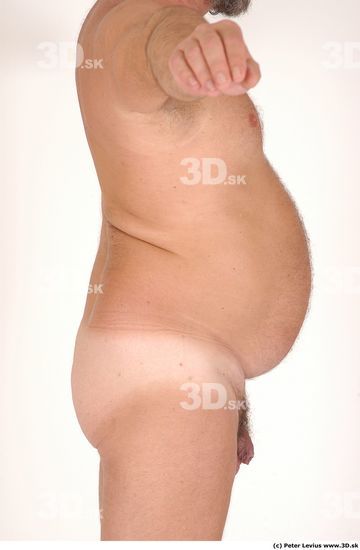 Upper Body Whole Body Man Hand pose Nude Underwear Overweight Studio photo references