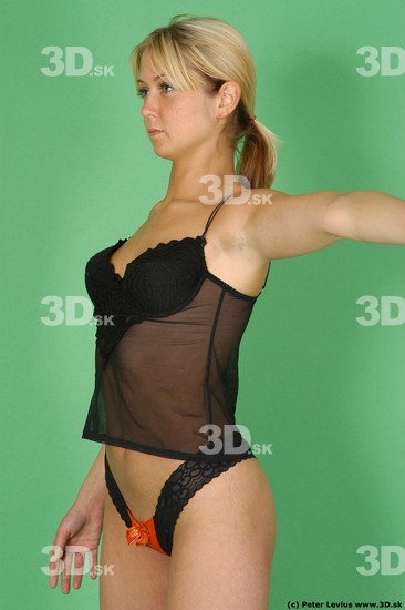 Upper Body Whole Body Phonemes Woman Hand pose Underwear Slim Studio photo references