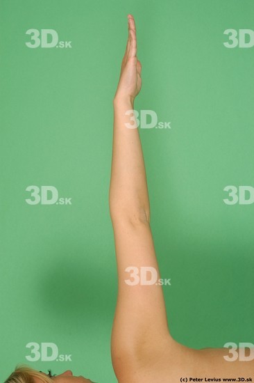 Arm Whole Body Phonemes Woman Hand pose Nude Underwear Slim Studio photo references