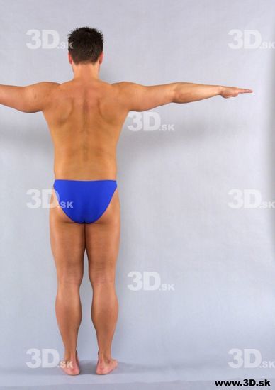 Whole Body Man Underwear Average Studio photo references