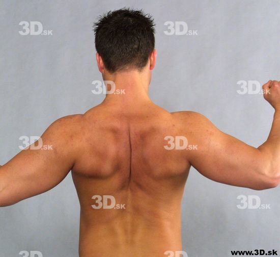 Whole Body Back Man Underwear Average Studio photo references