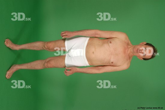 Whole Body Man White Underwear Average