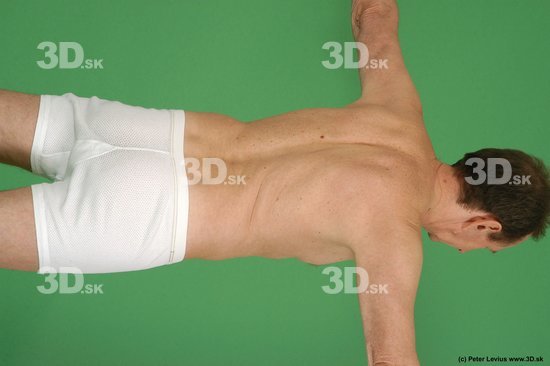 Whole Body Man Animation references White Underwear Average Male Studio Poses