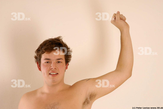 Arm Man Animation references White Nude Overweight