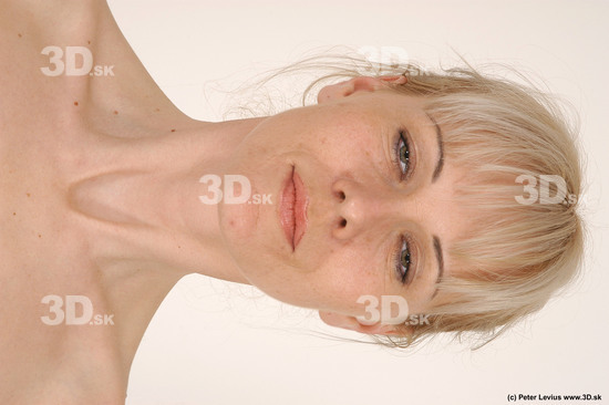 Head Woman White Nude Slim