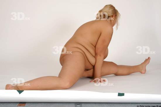 Whole Body Emotions Woman Artistic poses Tattoo Nude Underwear Slim Overweight Studio photo references