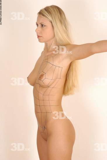 Upper Body Woman White Nude Slim