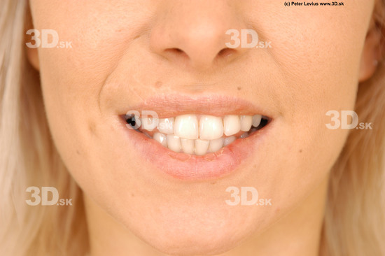 Teeth Emotions Woman White Slim