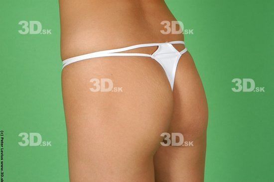 Bottom Woman White Underwear Slim
