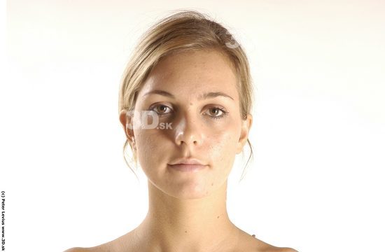 Neck Woman Animation references White Nude Slim