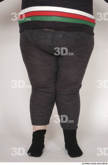 Leg Woman White Casual Overweight