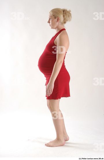 Whole Body Woman Animation references White Formal Pregnant