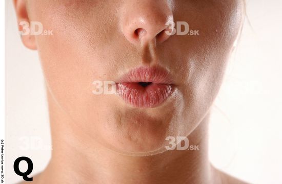 Mouth Whole Body Phonemes Woman Slim Studio photo references