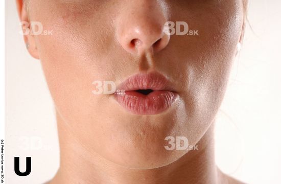 Mouth Whole Body Phonemes Woman Nude Slim Studio photo references