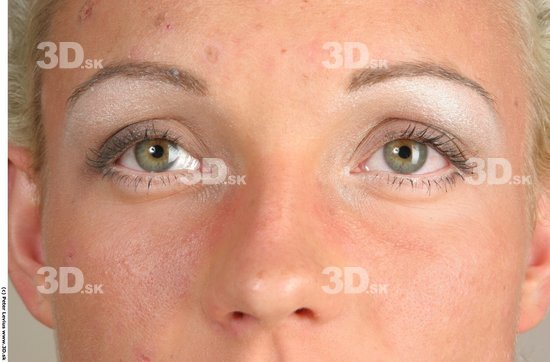 Eye Woman White Muscular