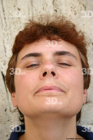 Head Woman White Chubby