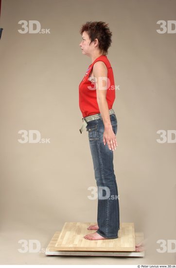 Whole Body Woman Artistic poses Animation references Casual Underwear Slim Average Studio photo references