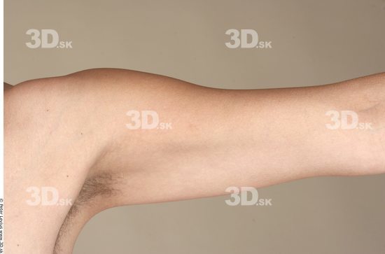 Arm Whole Body Woman Artistic poses Nude Underwear Slim Average Studio photo references