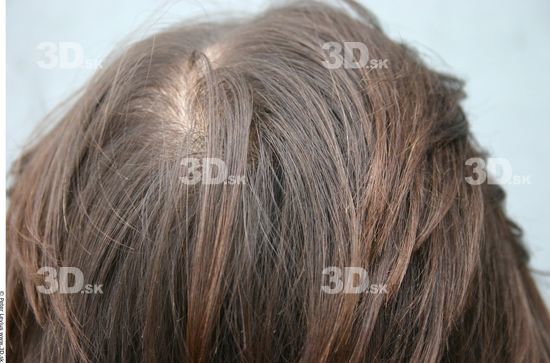 Hair Woman White Slim