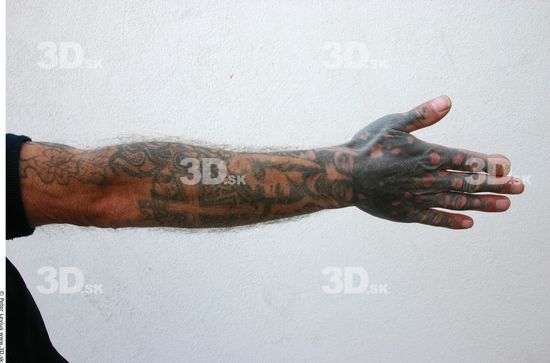 Forearm Man White Tattoo Casual Average