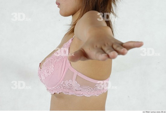 Chest Whole Body Woman Asian Underwear Average Studio photo references