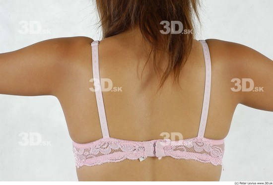 Whole Body Back Woman Asian Underwear Average Studio photo references