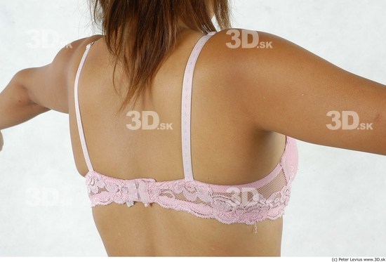 Whole Body Back Woman Asian Underwear Average Studio photo references