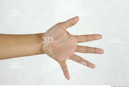 Hand Whole Body Woman Asian Average Studio photo references