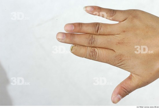 Fingers Whole Body Woman Asian Average Studio photo references
