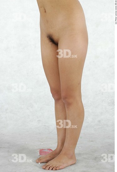 Leg Whole Body Woman Asian Nude Average Studio photo references